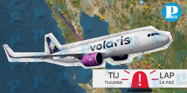 Vuelo de Volaris Tijuana-La Paz aterriza en Hermosillo tras emergencia aérea