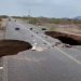 Fuertes lluvias ocasionan socavón en carretera Cero Sur en Sonora; impide tránsito a región costera de Hermosillo