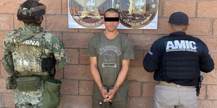 Capturan en Sonora a prófugo de EE.UU. buscado por tráfico de fentanilo