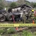 Conductor de Tractocamión Vuelca en Carretera Hermosillo-Nogales