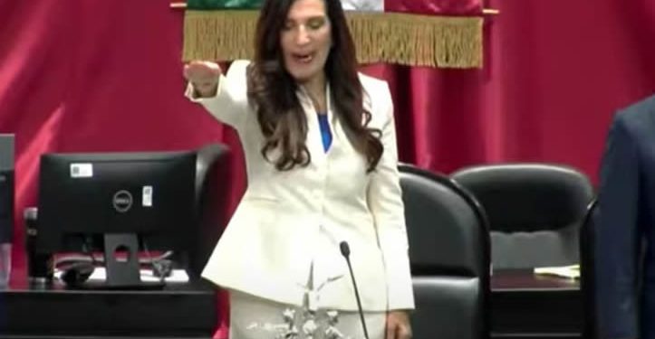Kenia López Rabadán asume como presidenta de la Cámara de Diputados