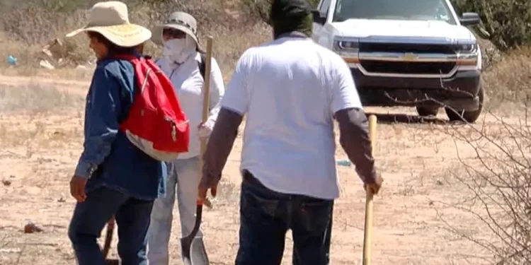 Madres Buscadoras Encontraron Dos Cuerpos Dentro de Bolsas Negras al Poniente de Hermosillo