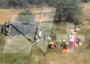 Un Muerto y Siete Lesionados en Carretera a Mina Nyco en Hermosillo; Hay Cuatro Menores Heridos