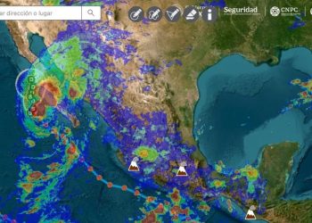 Hay alertas verde y azul en Sonora por efectos de Lorena