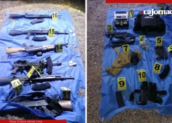 Aseguran armas de alto poder, droga y vehículos con reporte de robo en Sonora