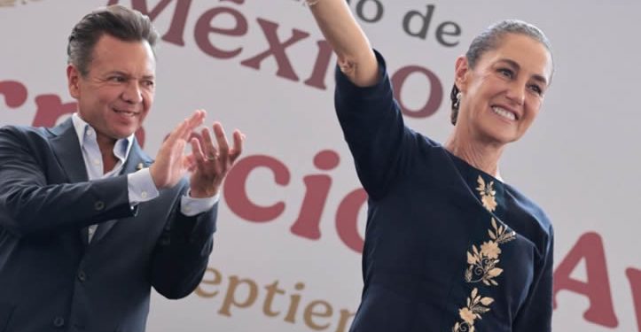 Sheinbaum bloquea rechifla a Pablo Lemus: ‘Si no hay respeto nos vamos’