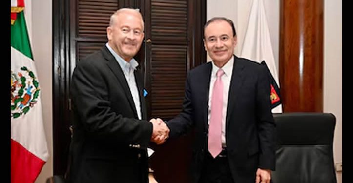 Embajador de EEUU se reúne con Alfonso Durazo en Sonora: seguridad y desarrollo en la frontera, entre los temas abordados