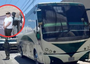 Aseguran paquetes de droga transportados en autobús de pasajeros