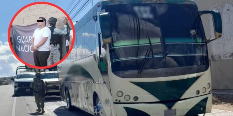 Aseguran paquetes de droga transportados en autobús de pasajeros