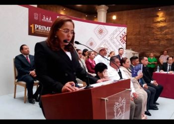 Karla Córdova rinde su Primer Informe de Gobierno; resalta avances en obra