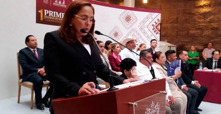 Karla Córdova rinde su Primer Informe de Gobierno; resalta avances en obra