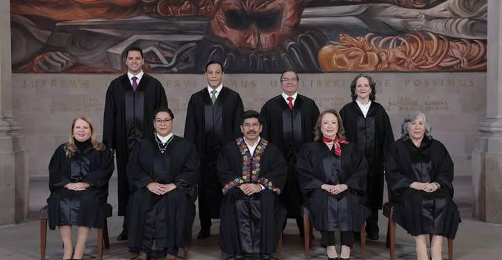 Difunden primera fotografía oficial del Pleno de ministros de “la nueva Corte”