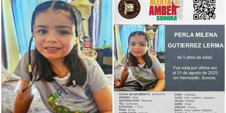 Perla Milena todavía no aparece, fue raptada de su casa antes de cumplir 6 años en Sonora “Mi bebé, ya vuelve”