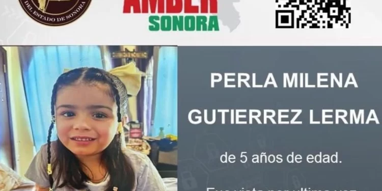 Raptan a un niña de cinco años en Hermosillo, activan Alerta Amber