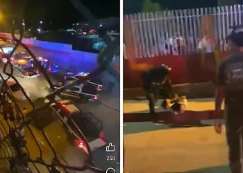 Estudiantes del Conalep causan trifulca con Policía y son detenidos en Nogales, Sonora