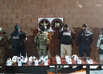 Aseguran 23 cámaras de videovigilancia en San Luis Río Colorado