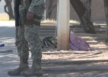Balean a Hombre cuando Llevaba a Dos Niños a la Escuela, en Hermosillo