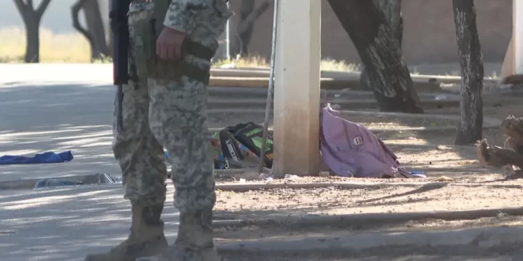Balean a Hombre cuando Llevaba a Dos Niños a la Escuela, en Hermosillo