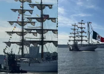 Buque Escuela Cuauhtémoc Zarpa Hacia México Tras Accidente en Nueva York