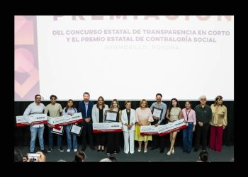Entregan premios a los ganadores de los concursos “Transparencia en Corto” y “Premio de Contraloría Social” 2025