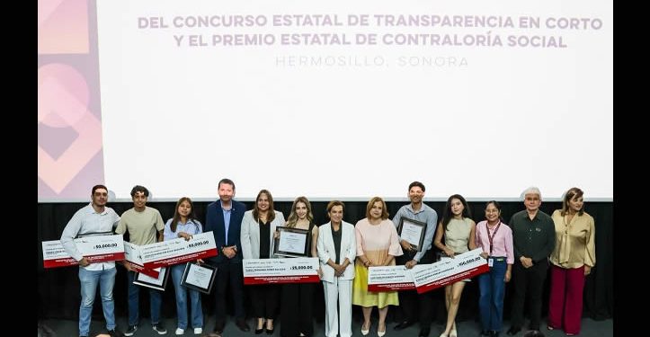 Entregan premios a los ganadores de los concursos “Transparencia en Corto” y “Premio de Contraloría Social” 2025