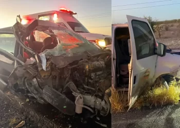 Accidente en Carretera Caborca–Y Griega Deja una Persona Sin Vida y 7 Heridos