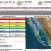 Emiten alerta color azul para Sonora por la presencia del ciclón tropical “Raymond”