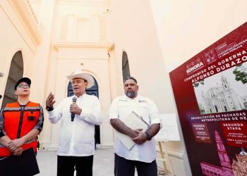 Recupera Durazo el patrimonio histórico con entrega de segunda etapa de restauración de Catedral de Hermosillo