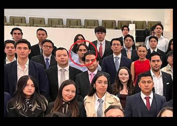 Jesús Ernesto, hijo menor de AMLO, participa en evento del Senado de la República