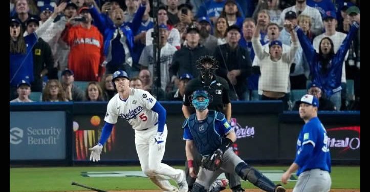 Con HR de Freeman, Dodgers gana dramáticamente en 18 entradas