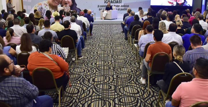 El nuevo poder judicial está al servicio del pueblo: Lorenia Valles