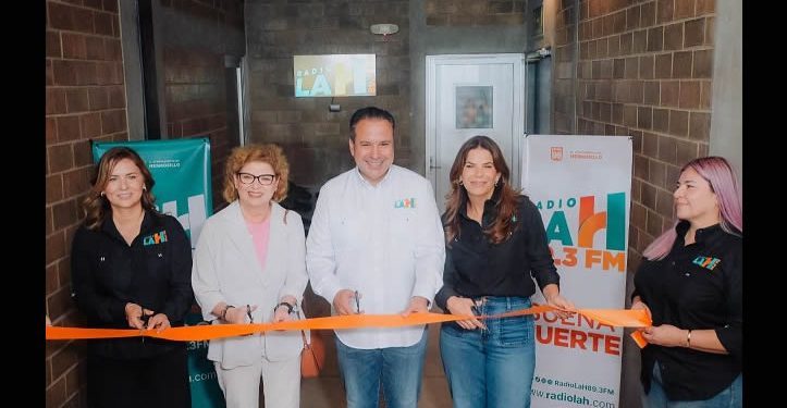 Inaugura alcalde Radio La H del gobierno de Hermosillo
