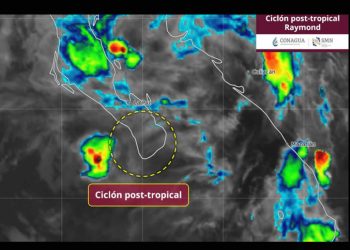 ‘Raymond’ toca tierra en Los Cabos y se degrada a ciclón post-tropical