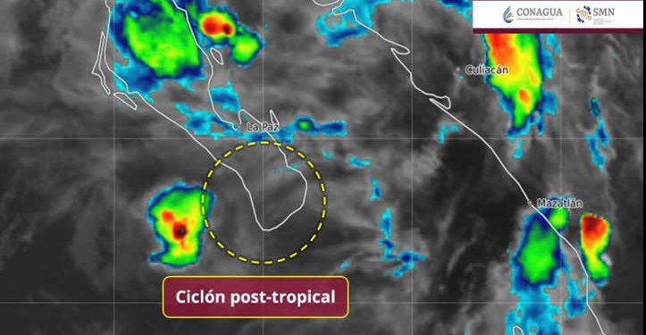 ‘Raymond’ toca tierra en Los Cabos y se degrada a ciclón post-tropical