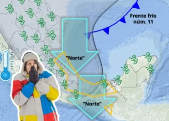 Ingresará frente frío número 11 con rachas de vientos cercanas a los 60 km por hora en Sonora