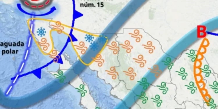 Ingreso de Frente Frío 15 a Sonora: Pronostican Caída de Nieve y Aguanieve en el Estado