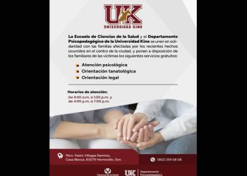 UNIKINO ofrece servicios de atención psicológica a familiares deudos de Waldos