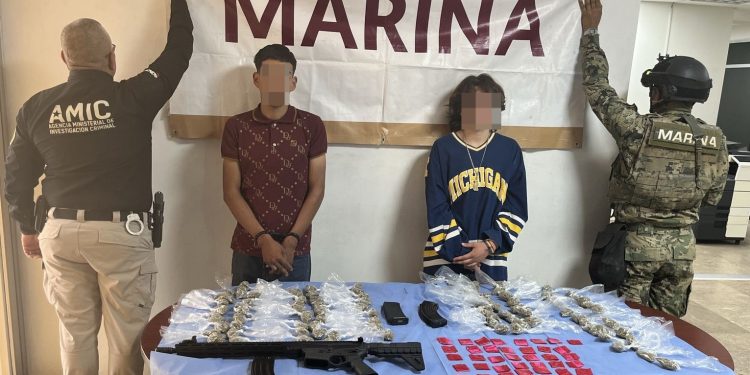 La Secretaría de Marina, en Coadyuvancia con la AMIC y la Policía Estatal Logró el Aseguramiento de Diverso Material Ilícito en el Estado de Sonora