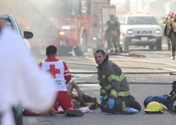 Abren circulación vehicular en calles donde ocurrió la tragedia en el centro de la ciudad