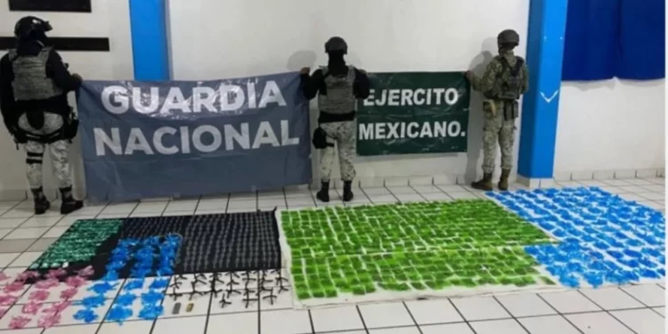 Mesa Estatal de Seguridad saca de circulación más de 23.6 millones de dosis de droga en Sonora