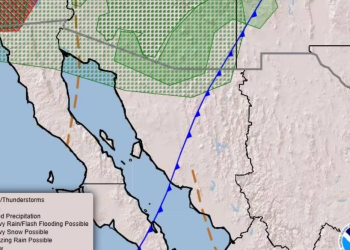 Alerta Protección Civil Sonora por ingreso de Frente Frío 14; pronostican nevadas en la zona montañosa