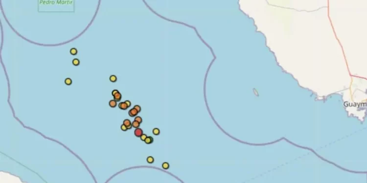 Reportan sismo de 5.7 grados en el Golfo de California; Sonora sin afectaciones