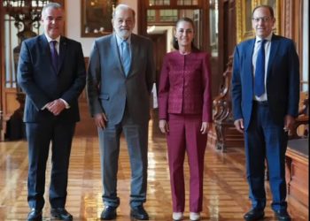 Slim ve buenas señales en la economía: Sheinbaum