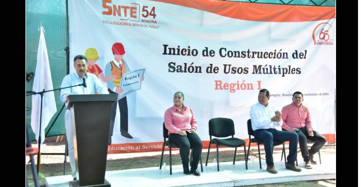 Dan banderazo a nuevas instalaciones del SNTE 54 en Cajeme