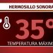 Hermosillo rompe récord de calor en el inicio del invierno; alcanza los 35 grados centígrados