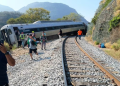Autoridades confirman 15 heridos tras descarrilamiento del Tren Interoceánico en Oaxaca