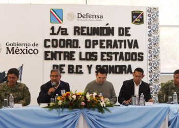 Refuerzan coordinación de seguridad entre Baja California y Sonora