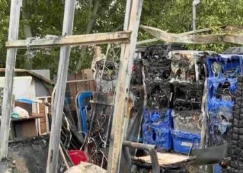 Veladora Provoca Incendio en Taller de Reparaciones Eléctricas, en Hermosillo