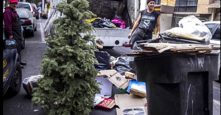 La Navidad le pasa factura a México, con toneladas de residuos y de comida desperdiciada
