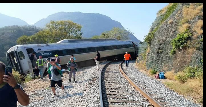 Se descarrila el Tren Interoceánico; Secretaría de Marina reporta 20 heridos